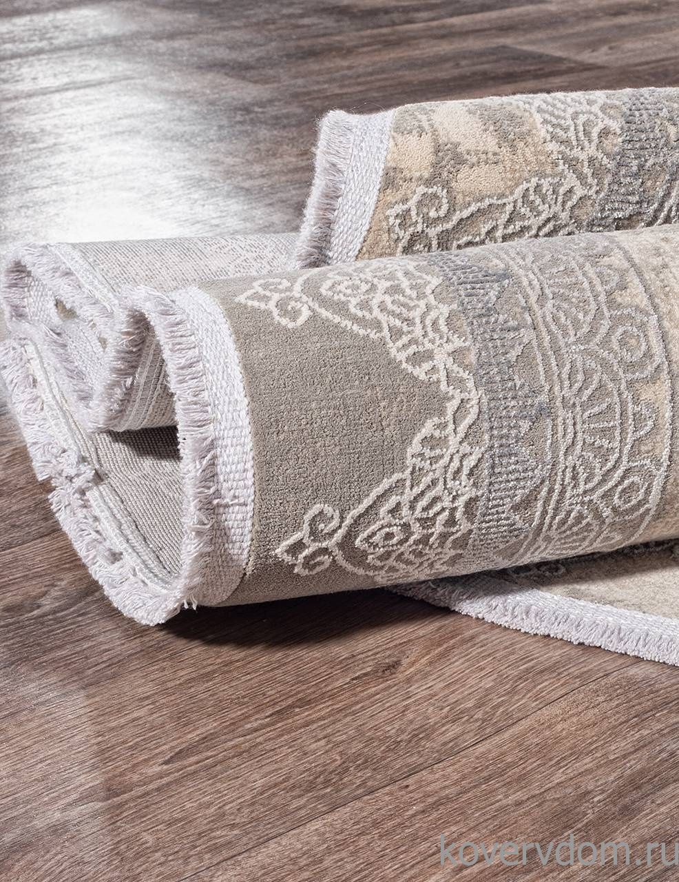 Ковер BIBLOS 9308 BEIGE / GREY Овал