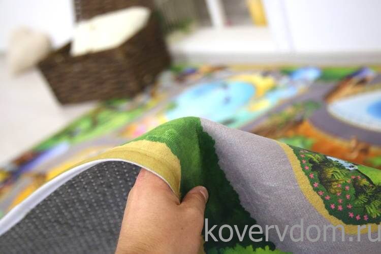 Детский развивающий 3D ковер Сказочный Зоопарк 86027