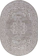 Ковер в классическом стиле NOVA-A 04089A CREAM HB / LIGHT GRI HB Овал