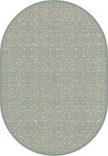 Рельефный ковер в спальню Бельгийский из вискозы GENOVA R 38036 6555 90 ОВАЛ