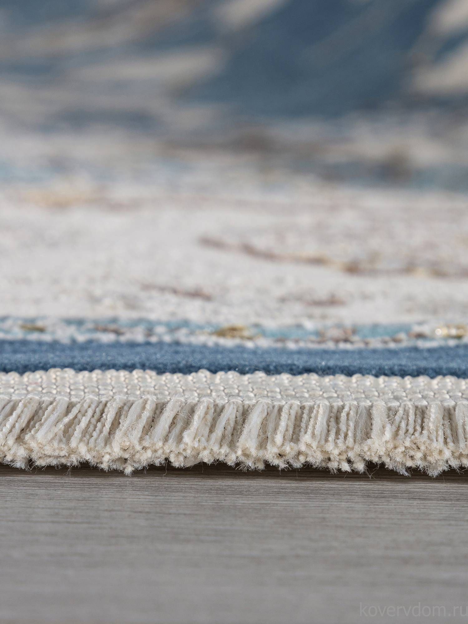 Ковер DELINA A050B D.BLUE / CREAM Овал