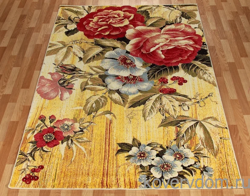 Шерстяной ковер Hunnu R Цветы 6A1669 174