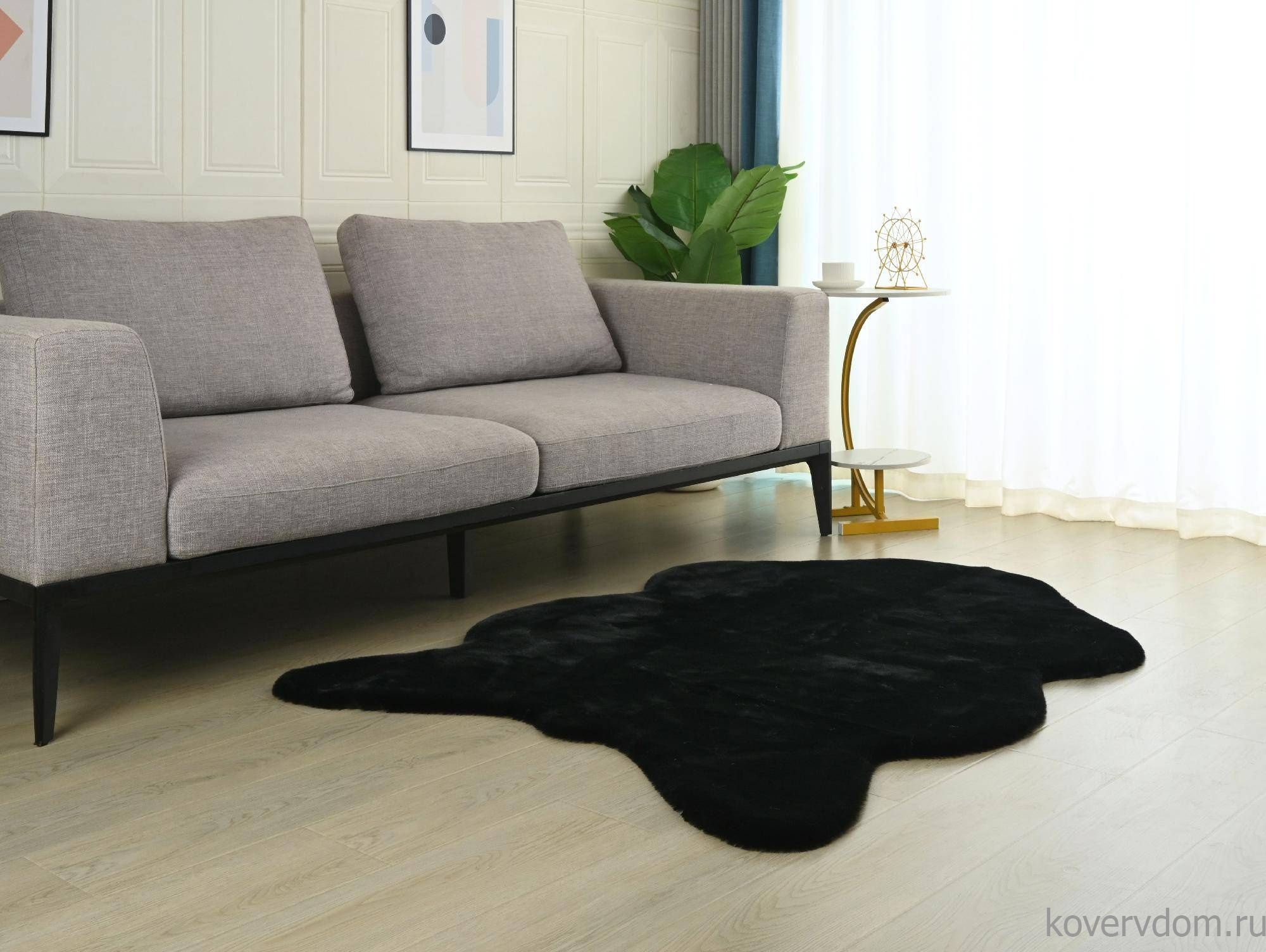 Ковер RABBIT PREMIUM MS1000 BLACK