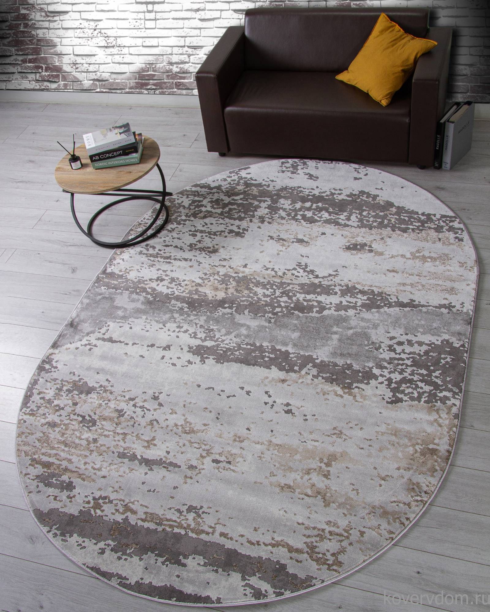 Ковер GRAFF 2788 GRAY-BEIGE Овал