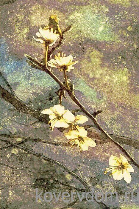 Шерстяной ковер Hunnu Цветы 6A1555-165