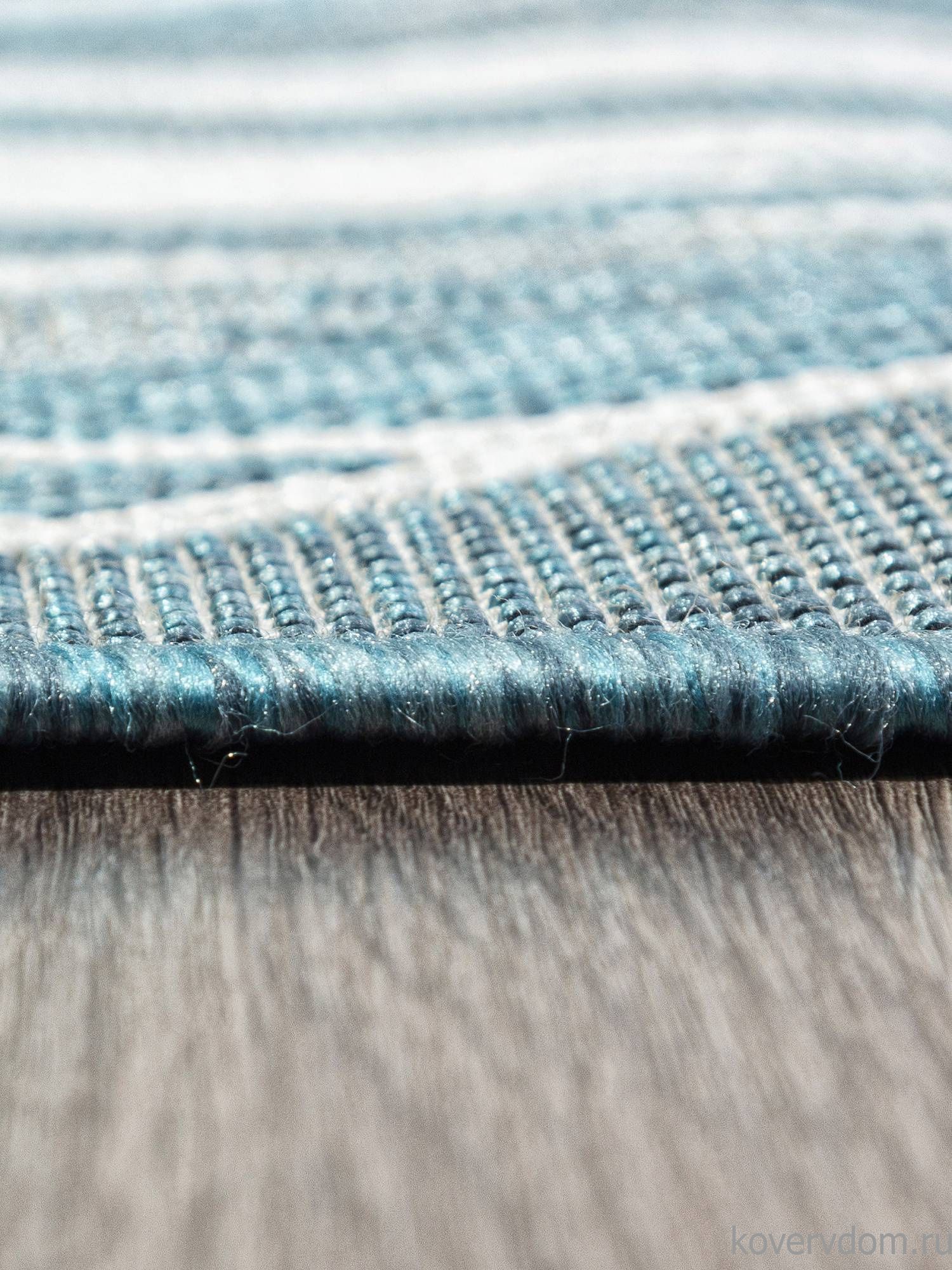 Ковер-циновка KAIR S126 BLUE Овал