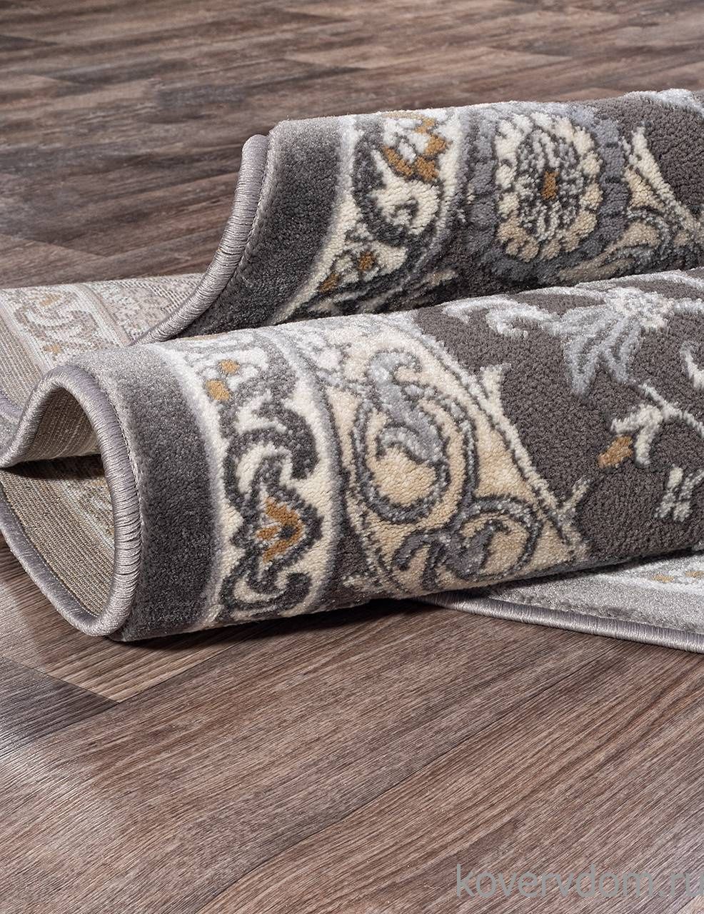 Ковер SERENITY D740 DARK GRAY Овал