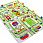 Детский развивающий игровой рельефный 3D ковер Городской Траффик арт.134Х180 зеленый