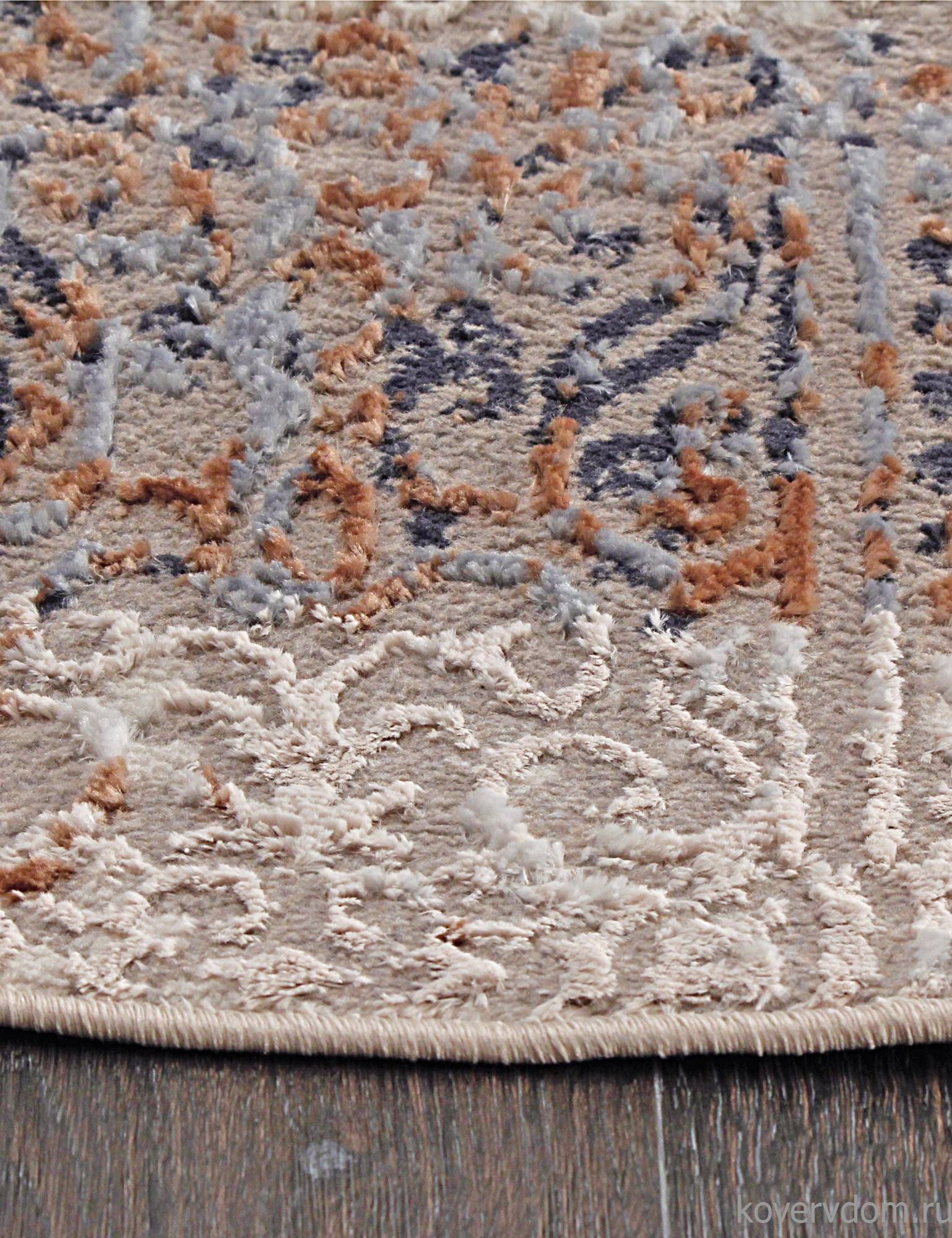 Ковер RODOS 7442A L.BLUE / CREAM Овал Ковер RODOS 7442A L.BLUE / CREAM Овал