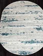 Ковер в современном стиле PALERMO-A F298 GRAY Овал