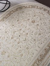 Овальный ковер из Турции ZARINA M101B CREAM / CREAM Овал