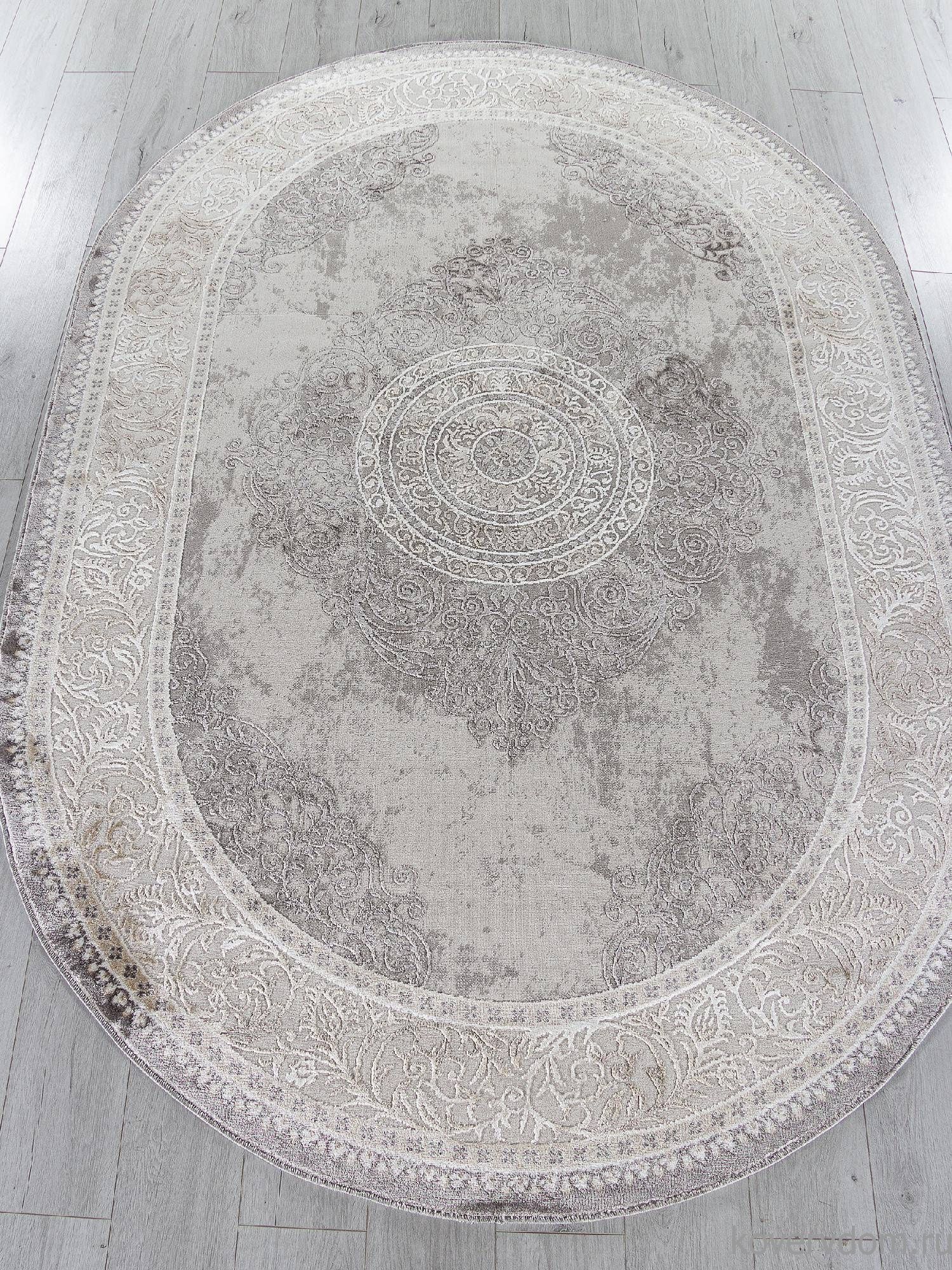 Ковер LUCCI P0540 L.GRAY / L.GRAY Овал