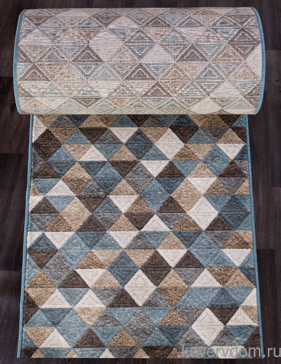 Ковровая Дорожка MATRIX D578 BEIGE-BLUE