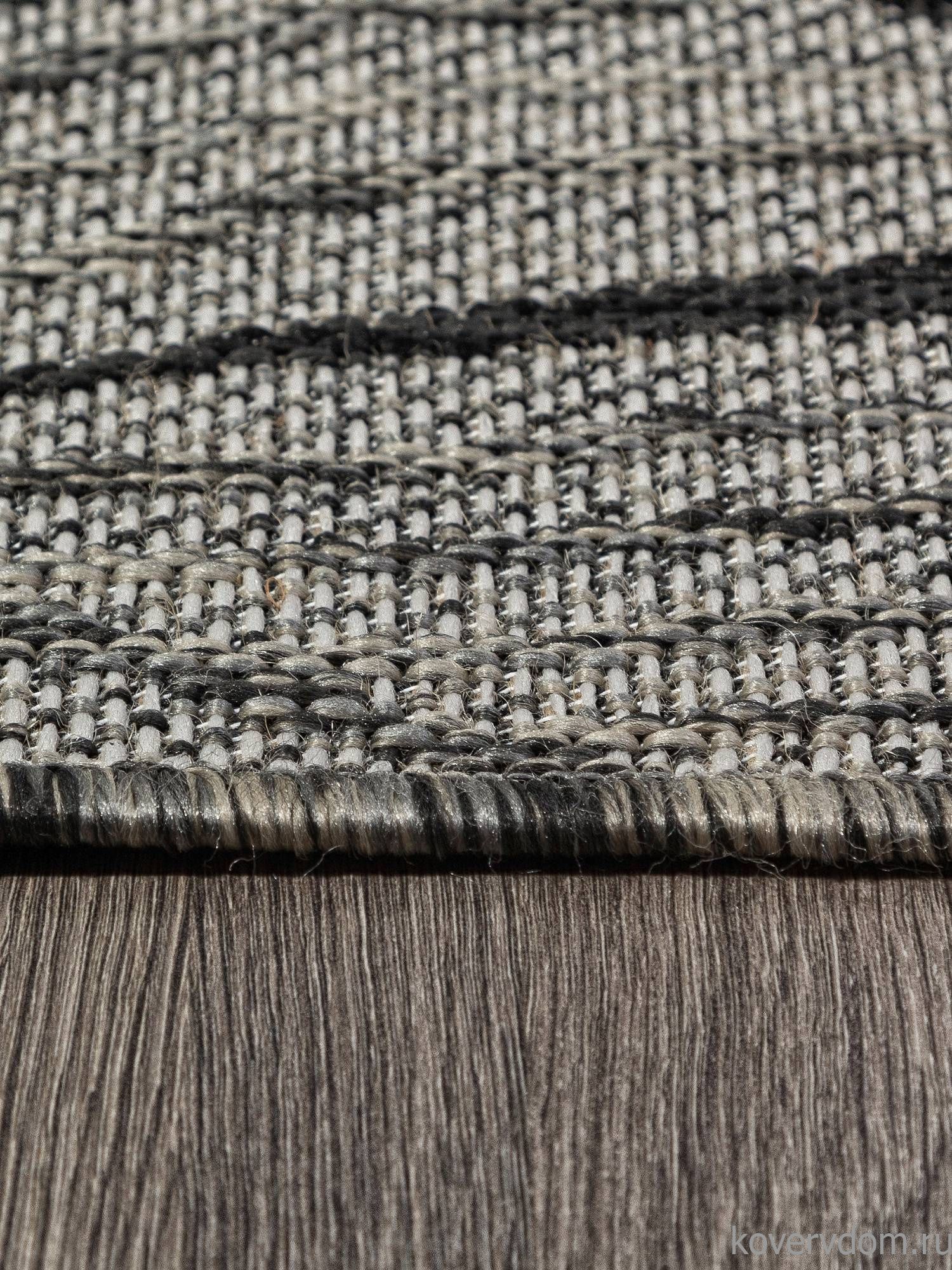 Ковер-циновка KAIR S132 BLACK-GRAY