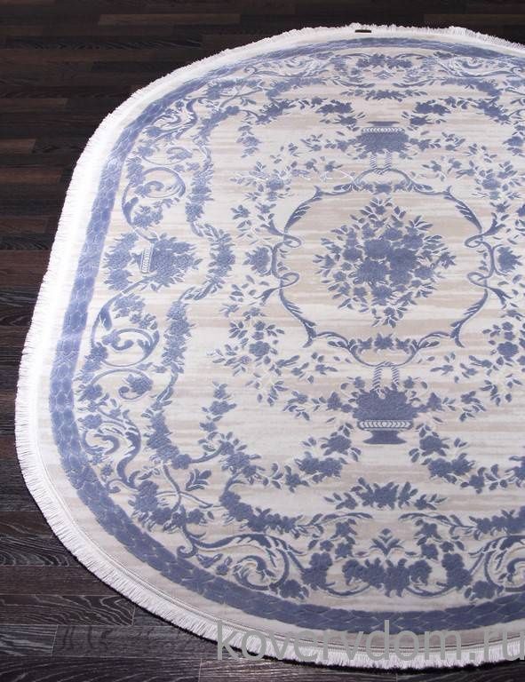 Ковер TRUVA 08330T BLUE / BLUE Овал